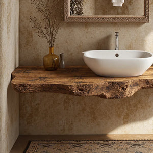 Wooden Floating Bathroom Vanity SILDTBRV089