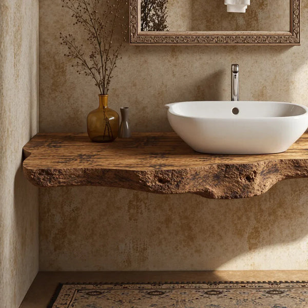Wooden Floating Bathroom Vanity SILDTBRV089